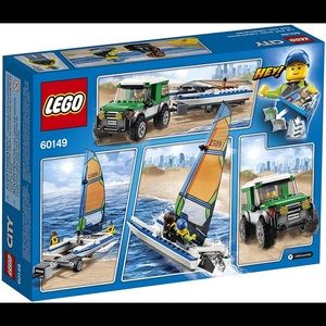 🚤 Lego City 60149 4x4 with catamaran